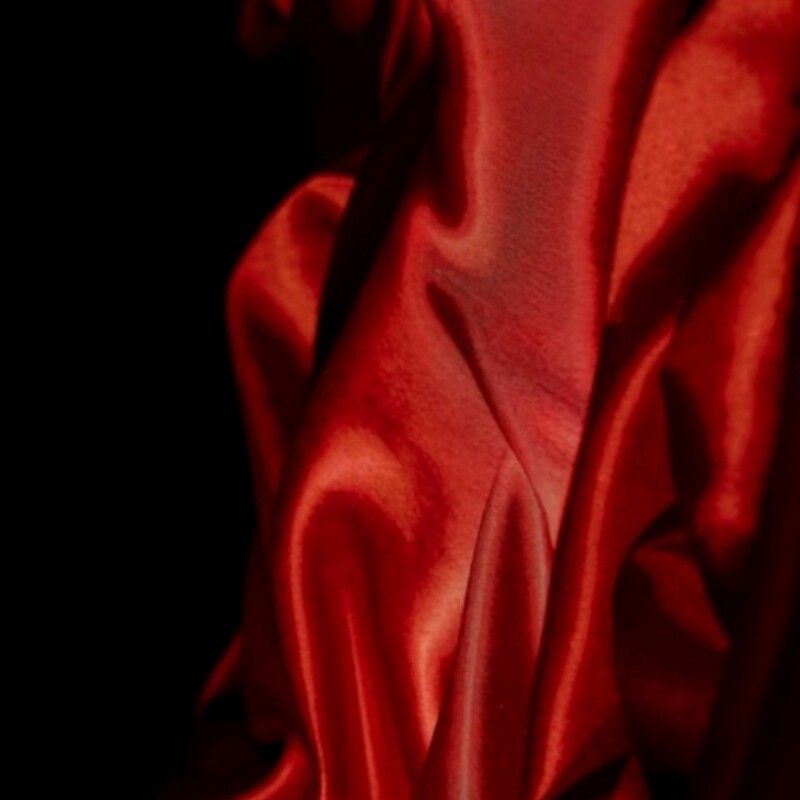 Crimson red silk cloth